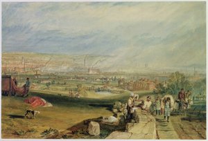 Leeds (wc på vävt papper)